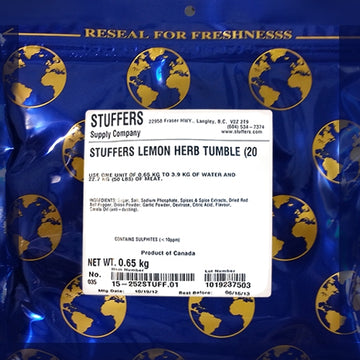 Stuffers Lemon Herb Tumble 650g